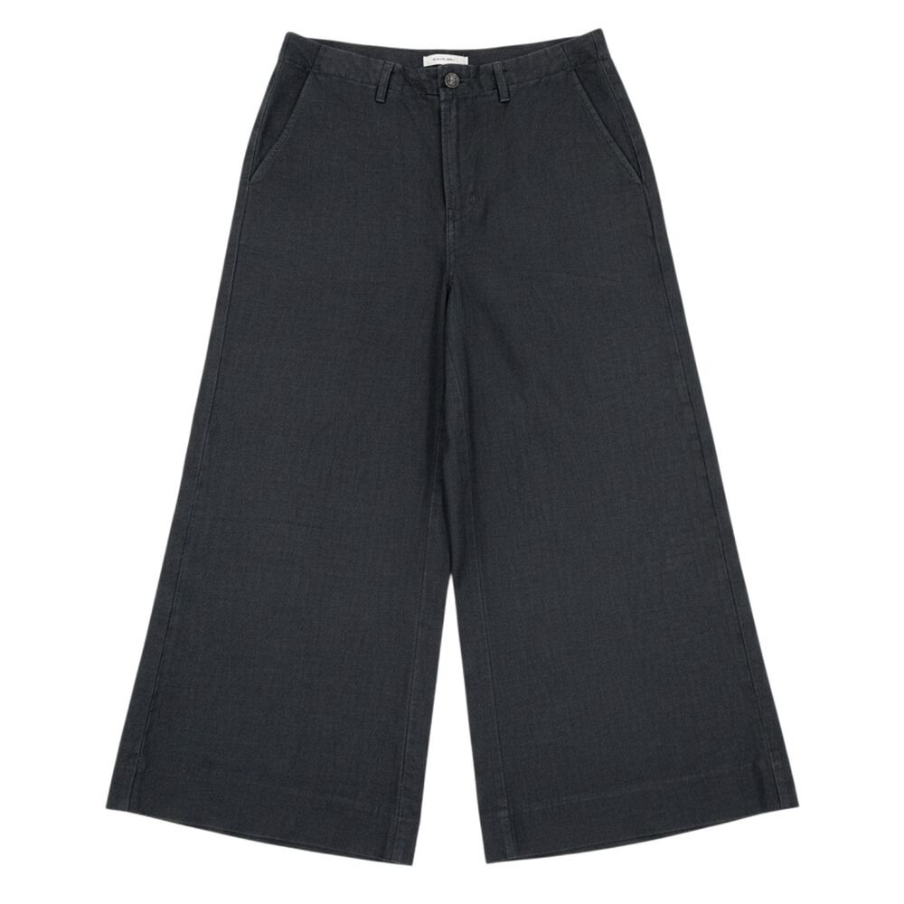 L'agence Relaxed Black Linen Pants Size 27